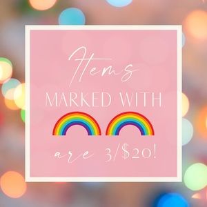 ✨🌈 HUGE SALE!!! Closet clear-out!! 🌈✨ ✨✨ 4 for $20 bundle sale!!! ✨✨